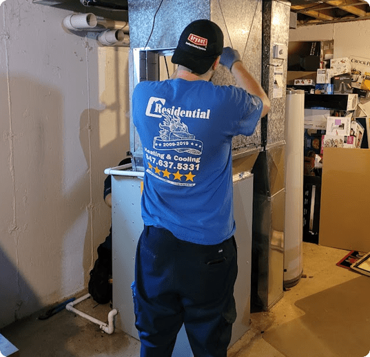 Expert Installing Heating & Cooling Equipment in Schaumburg, IL Home